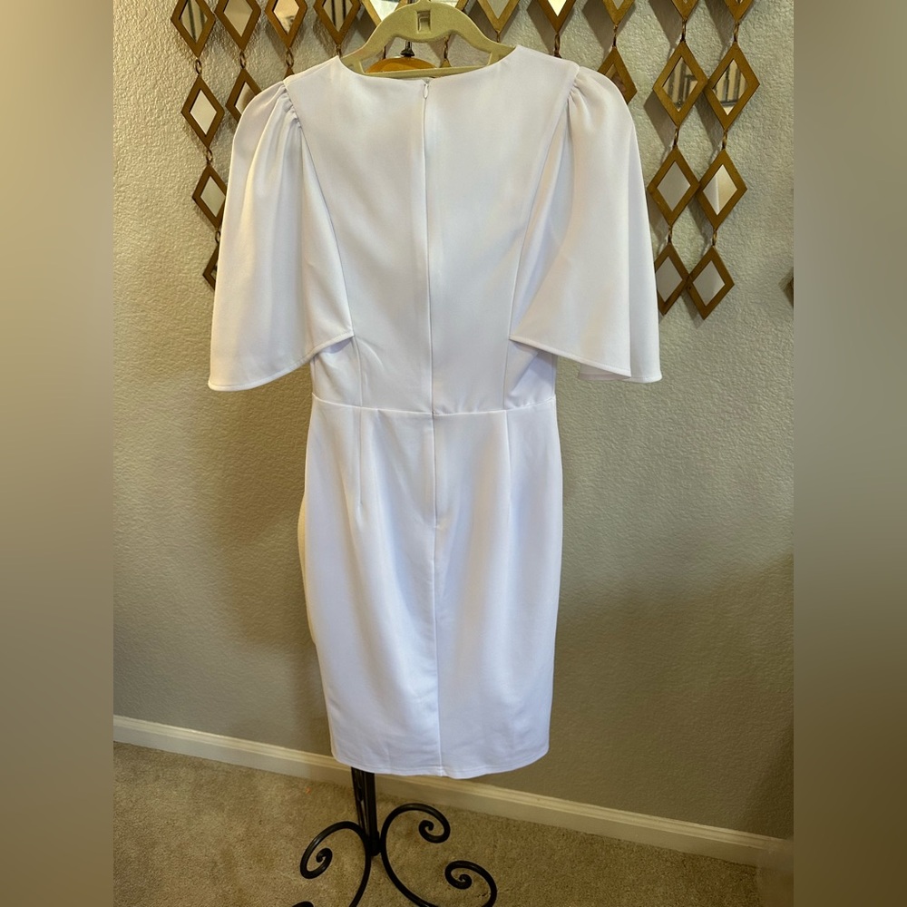 Grace Karin Classic White Dress - Picture 5 of 8